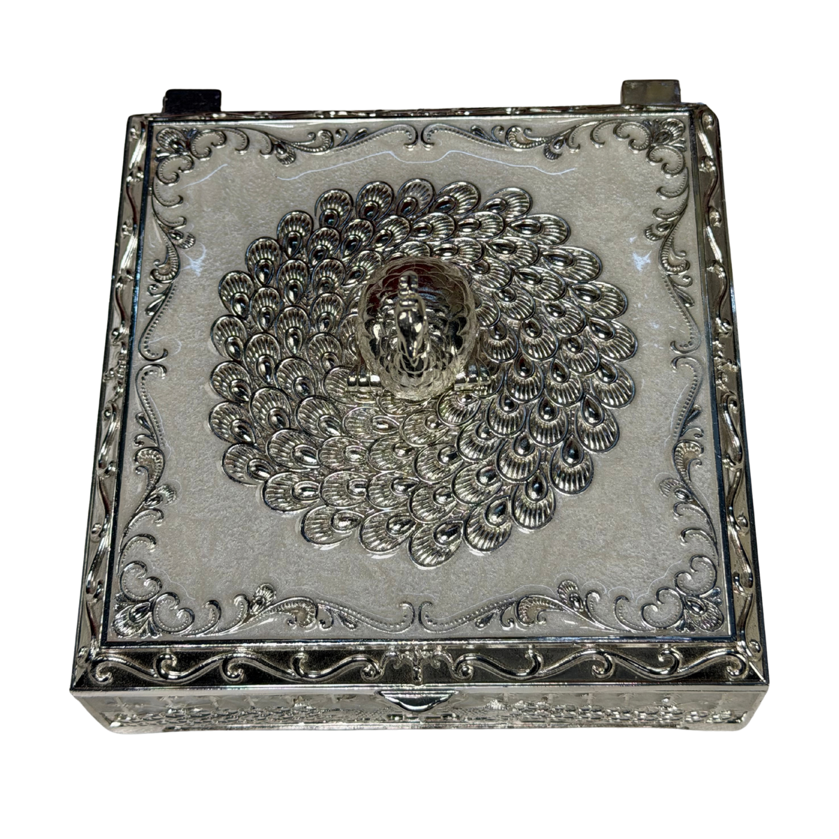 Pastel Heritage Silver-Plated Vanity & Jewellery Box