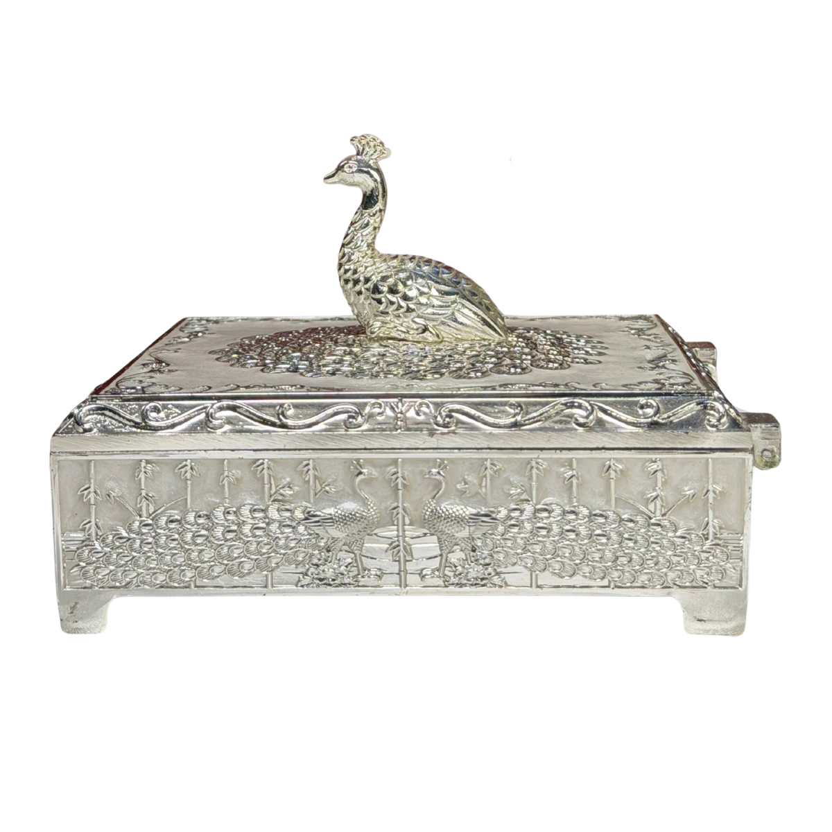 Pastel Heritage Silver-Plated Vanity & Jewellery Box