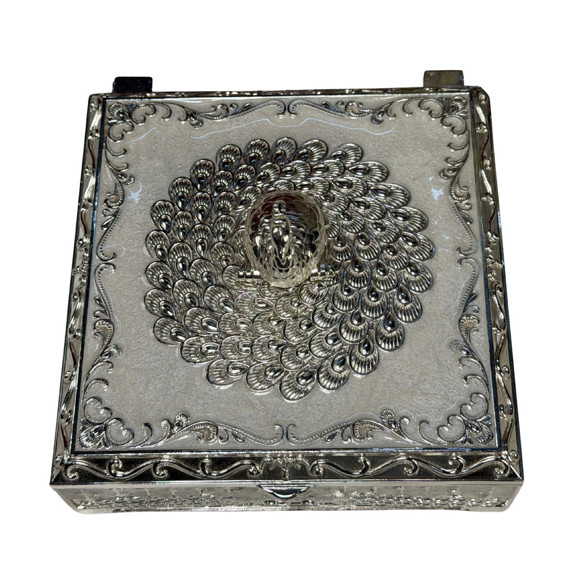 Pastel Heritage Silver-Plated Vanity & Jewellery Box