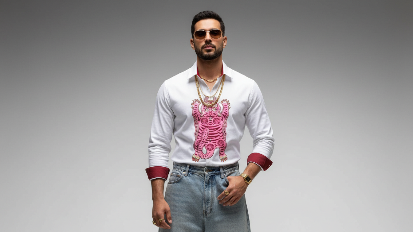 Roar of Tiger Shirt | Poplin Cotton