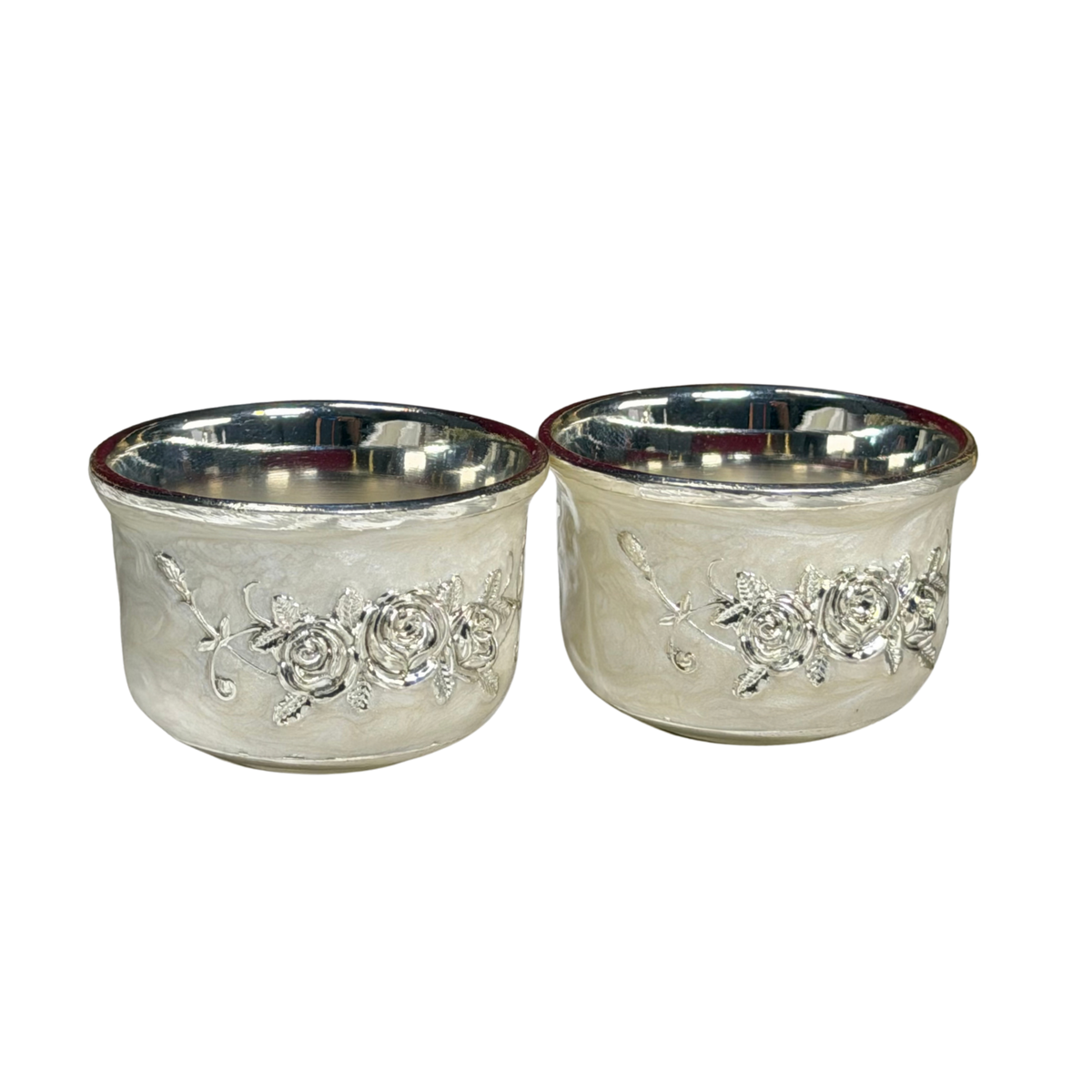 The Sacred Aura Silver-Plated Pooja Thali Set