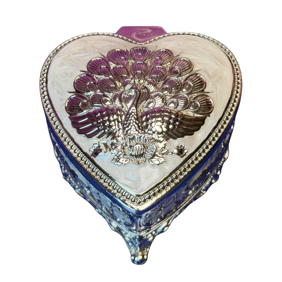 The Celeste Silver-Plated Keepsake Vanity & Jewellery Box