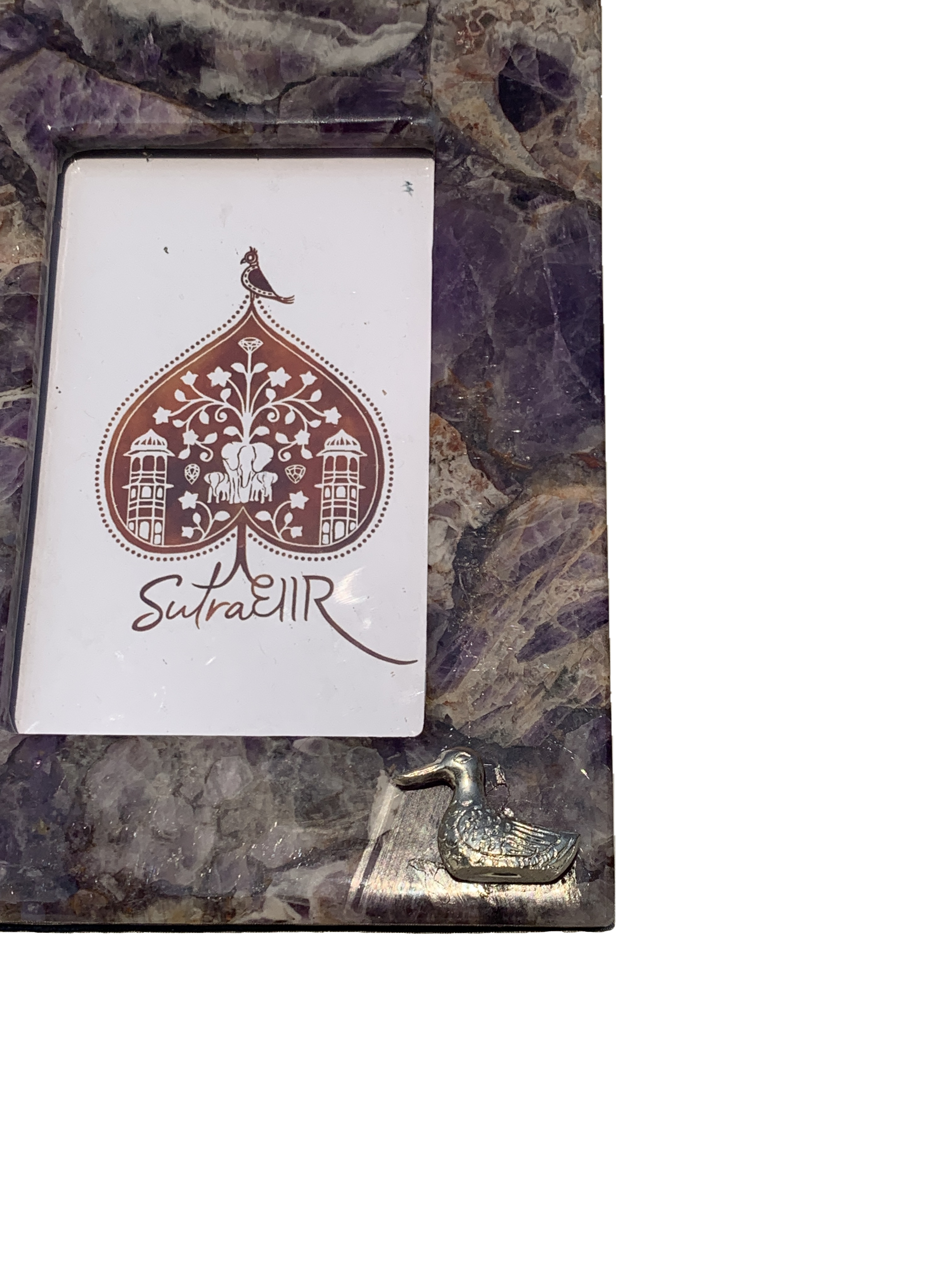 Zen Reflections: The Mindful Amethyst Frame