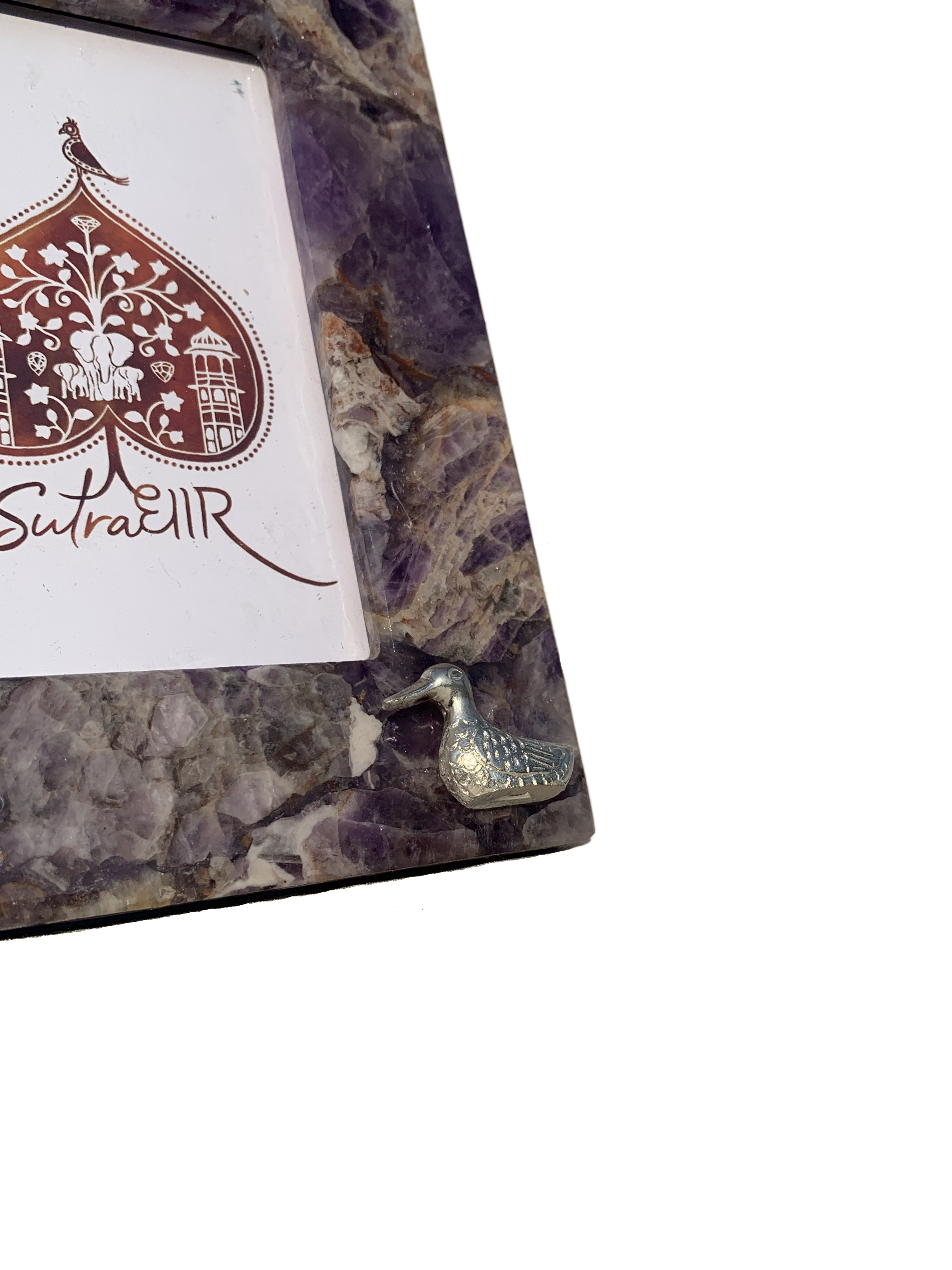 Zen Reflections: The Mindful Amethyst Frame