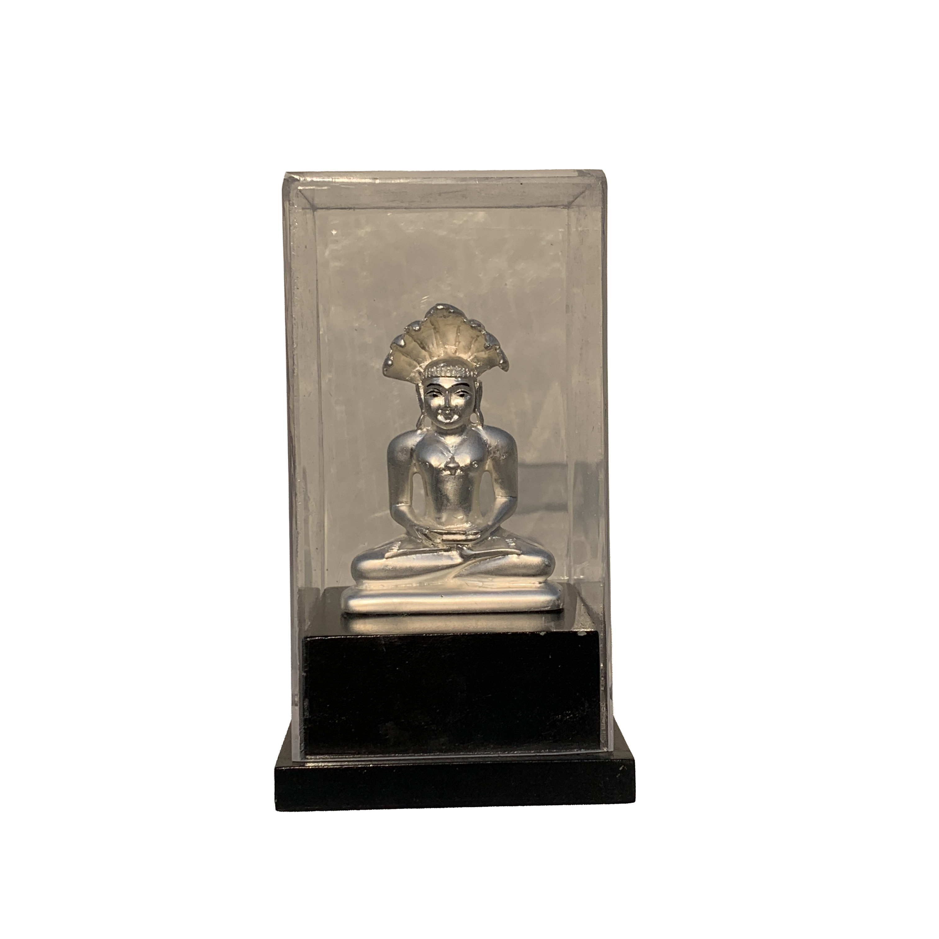 Blessings of Tirthankara: 999 Silver Plated Mahaveer Idol