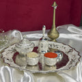 The Sacred Aura Silver-Plated Pooja Thali Set