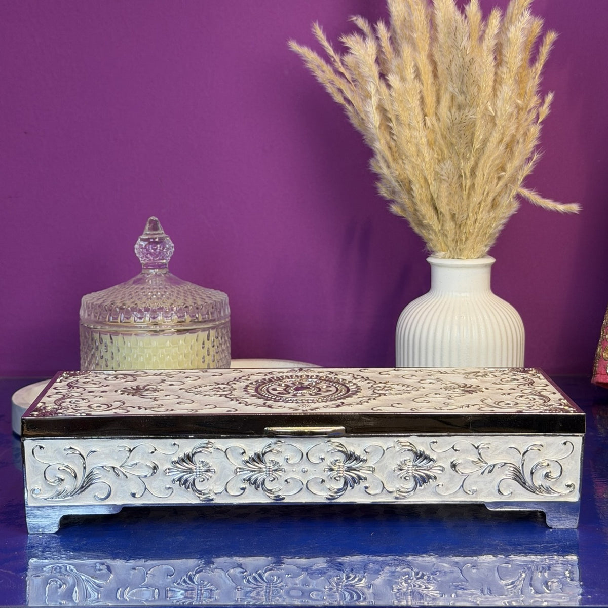 The Modern Classic Silver-Plated Snack Box