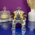 Royal Elephant Silver-Plated Dry Fruit Box in Soft Pastels