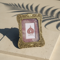 The "Eternal Affection" Rose Quartz & Brass Frame